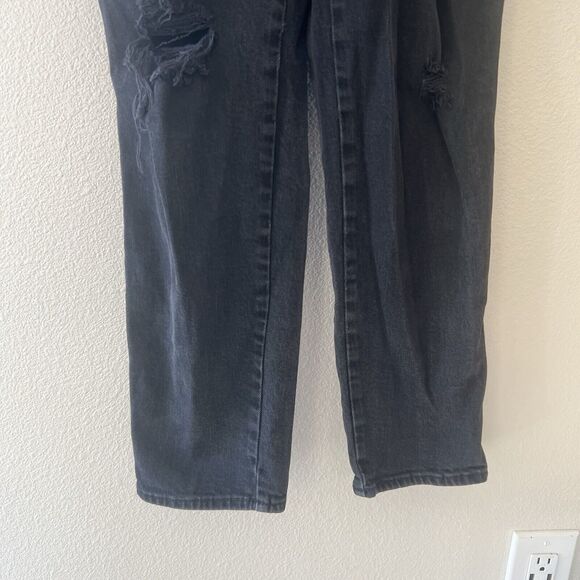 Old Navy Black Denim Overalls - Picture 5 of 16